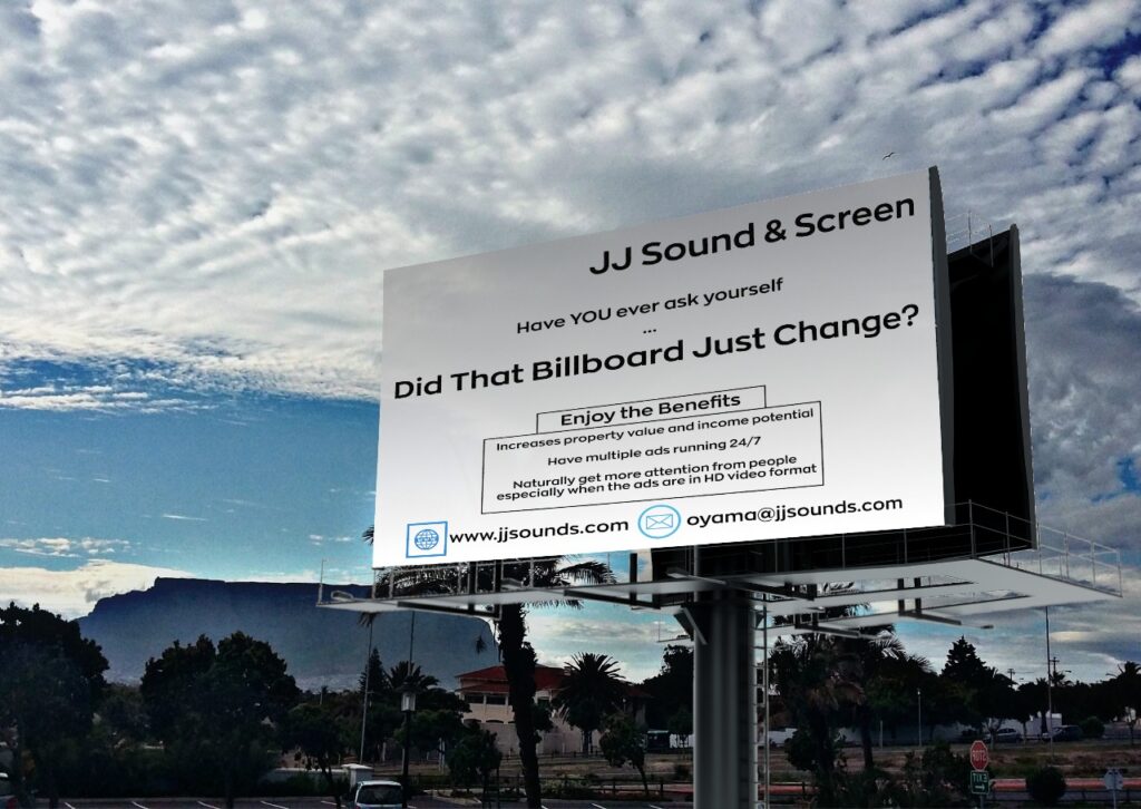 Large format digital billboards and smart advertising screens for sale in Cape Town and Johannesburg