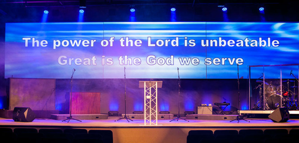Screen For Church LED Video Wall South Africa Johannesburg